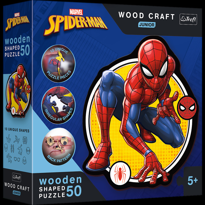 Játék Holz Puzzle Junior 50  Marvel - Spiderman 