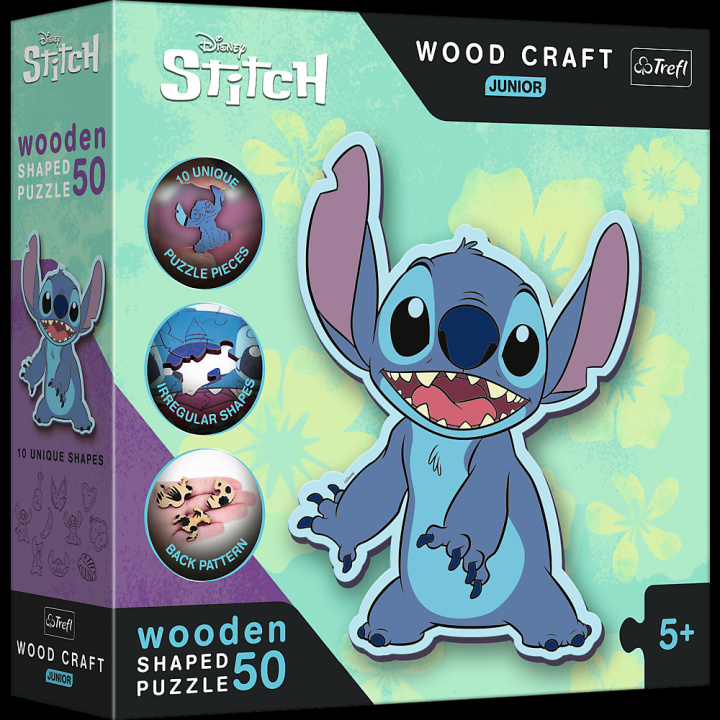 Joc / Jucărie Holz Puzzle Junior 50  Lilo & Stitch 