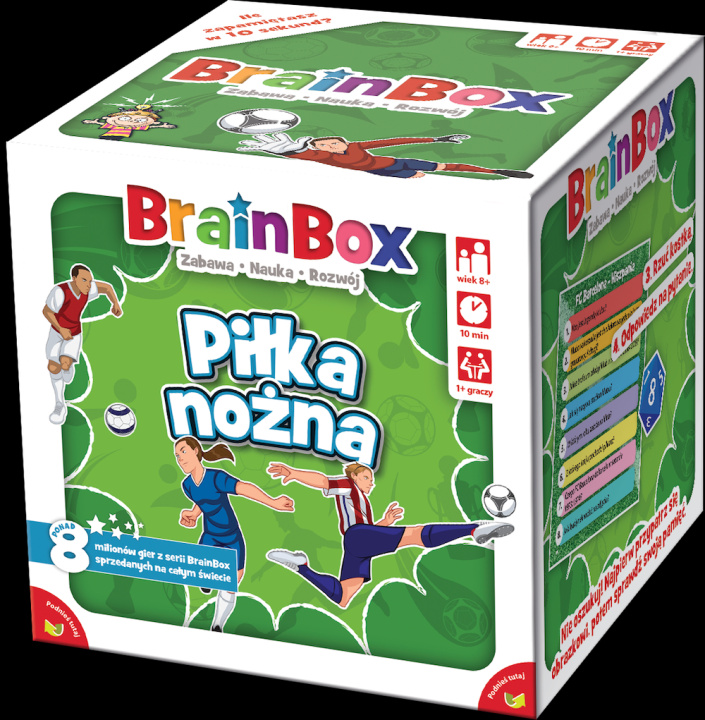 Książka Gra BrainBox Piłka nożna 