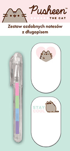 Βιβλίο Zestaw mini długopis + notes Pusheen 2szt. 