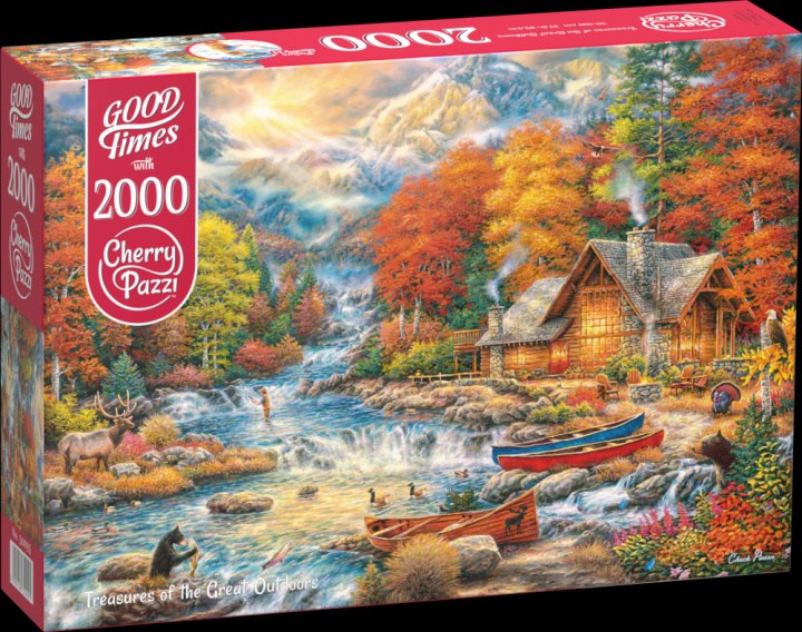 Kniha Puzzle 2000 CherryPazzi Treasures of the Great Outdoors 50095 
