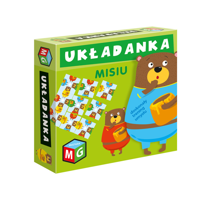 Knjiga Układanka Misiu 
