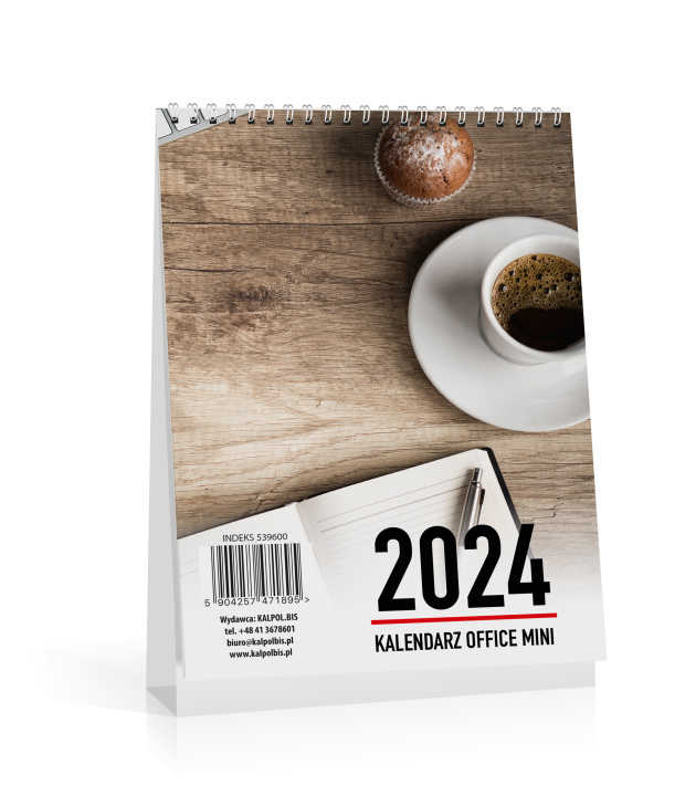 Könyv Kalendarz 2024 biurkowy Office mini pionowy 