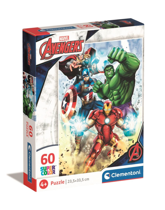 Könyv Puzzle 60 super color Marvel Avengers 26193 