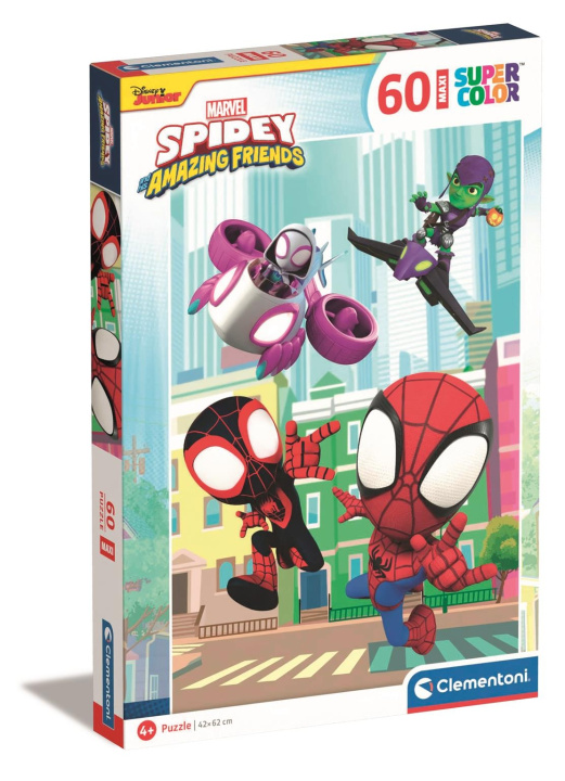 Kniha Puzzle maxi super kolor Marvel spidey and his amazing 26476 