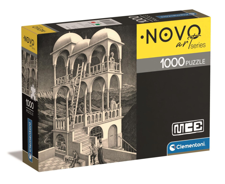 Kniha Puzzle 1000 compact art collection M. C. Escher Belvedere 39754 