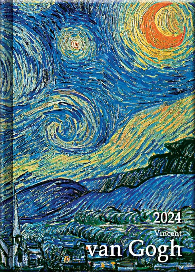 Book Diář 2024 Praktik VAN GOGH, denní A6 