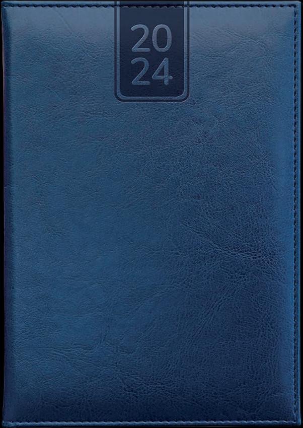 Kniha Diář 2024 NEBRASKA Blue, denní A5 