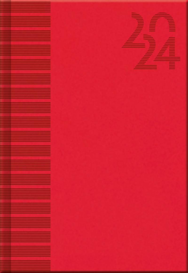 Kniha Diář 2024 VIVELLA Red, týdenní A5 