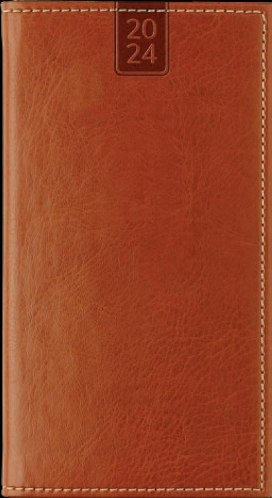 Könyv Diář 2024 NEBRASKA Light Brown - mini, týdenní A6 