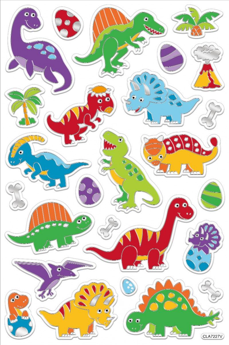 Carte Samolepky - Dinosauři 25 ks 