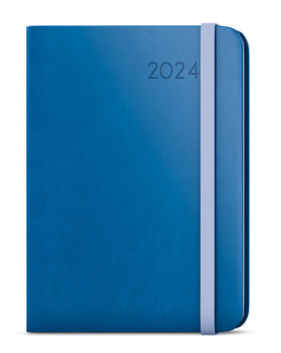 Kalendář/Diář Týdenní diář 2024 Zoro Flexi A5 modrá 