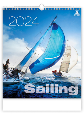 Kalendář/Diář Sailing - nástěnný kalendář 2024 