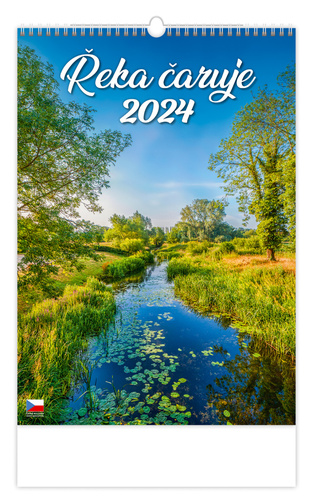 Naptár/Határidőnapló Řeka čaruje - nástěnný kalendář 2024 