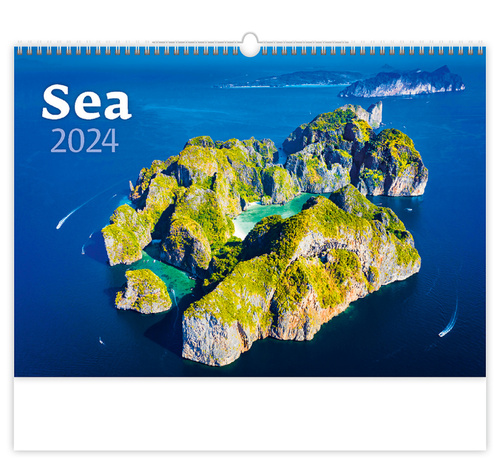 Naptár/Határidőnapló Sea - nástěnný kalendář 2024 
