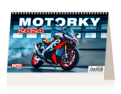 Calendar / Agendă Motorky ČR/SR - stolní kalendář 2024 
