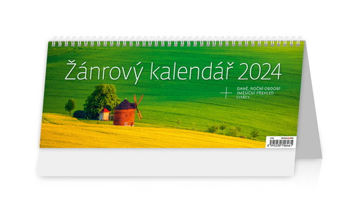 Календар/тефтер Žánrový kalendář - stolní kalendář 2024 