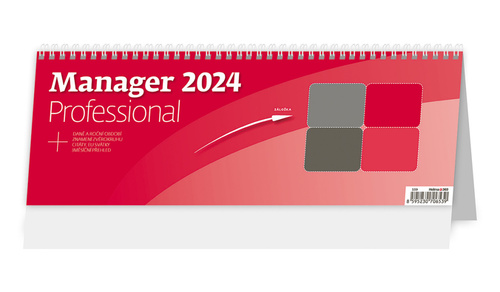 Kalendář/Diář Manager Professional - stolní kalendář 2024 