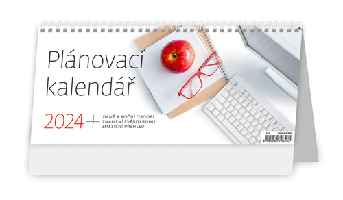 Календар/тефтер Plánovací kalendář - stolní kalendář 2024 