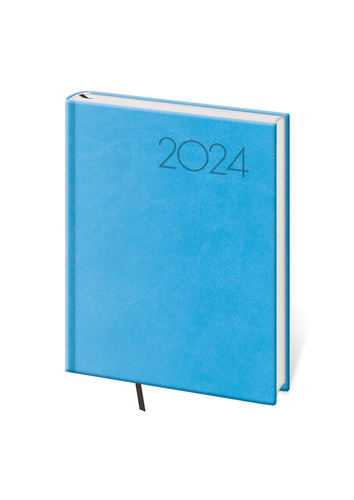 Kalendář/Diář Diář 2024 denní B6 Print Pop - světle modrá 