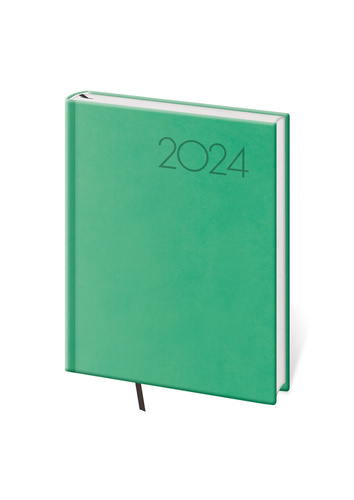 Kalendář/Diář Diář 2024 denní B6 Print Pop - světle zelená 