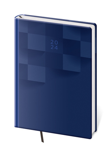 Calendar / Agendă Diář 2024 denní A5 Vario - 2 BLUE DESIGN 
