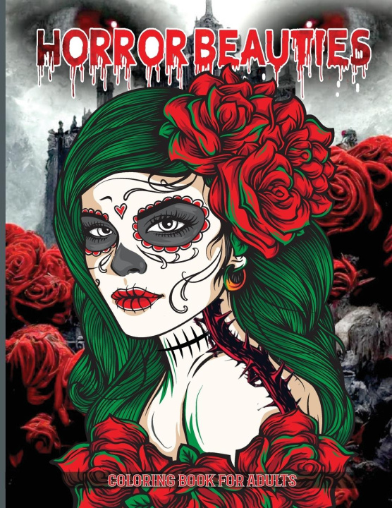 Carte Horror Activity Book for Adults Laura Bidden