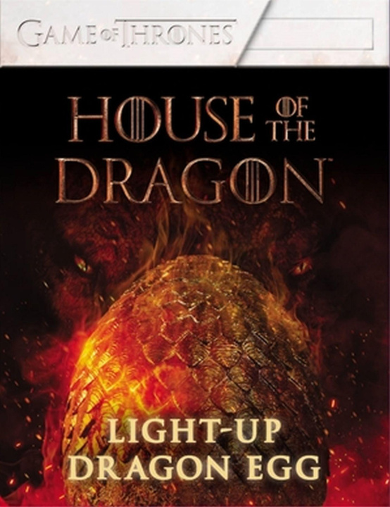 Kniha HOUSE OF THE DRAGON LIGHT UP DRAGON EGG MCDERMOTT JIM