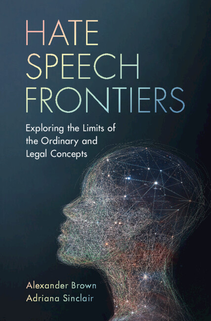 Book Hate Speech Frontiers Alexander Brown