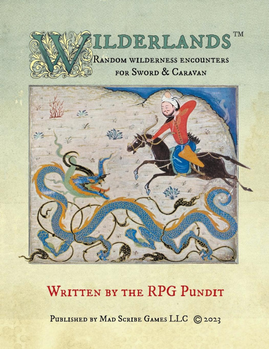 Kniha Wilderlands - Random wilderness encounters for Sword & Caravan Christopher Miller