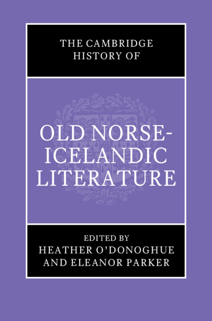 Książka The Cambridge History of Old Norse-Icelandic Literature Heather O'Donoghue