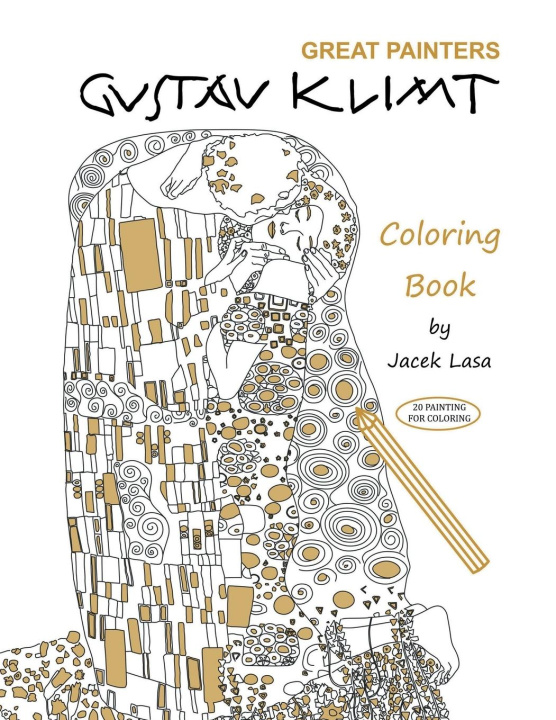 Книга Great Painters Gustav Klimt Coloring Book 