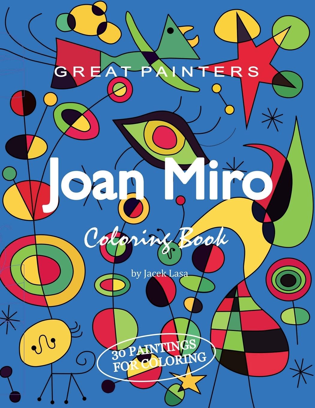 Książka Great Painters Joan Miro Coloring Book 