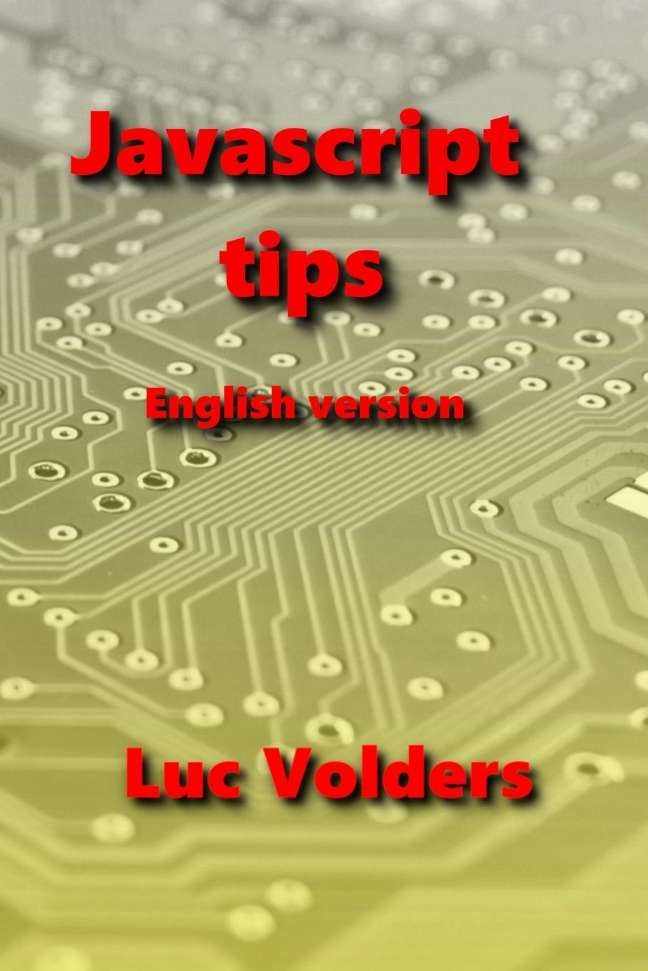 Book Javascript tips Luc Volders