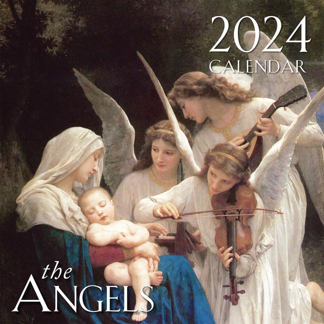 Kalendář/Diář 2024 Angels Wall Calendar 