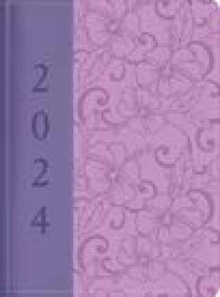 Kniha 2024 Agenda Ejecutiva - Tesoros de Sabiduría - Lavanda Y Violeta: Agenda Ejecutivo Con Pensamientos Motivadores Nicole Antonia
