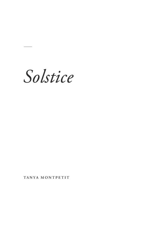 Knjiga Solstice Tanya Montpetit