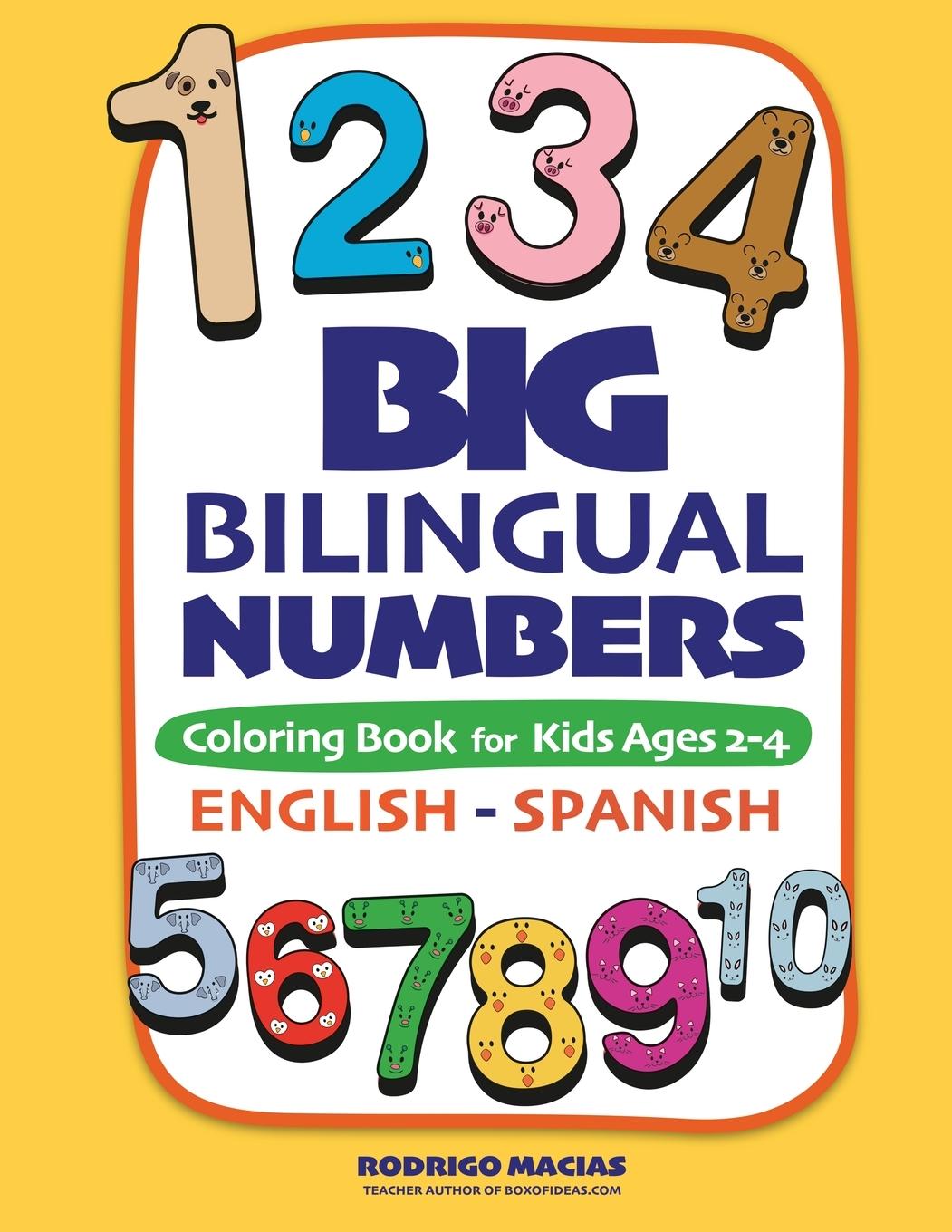 Knjiga Big Bilingual Numbers Rodrigo Macias