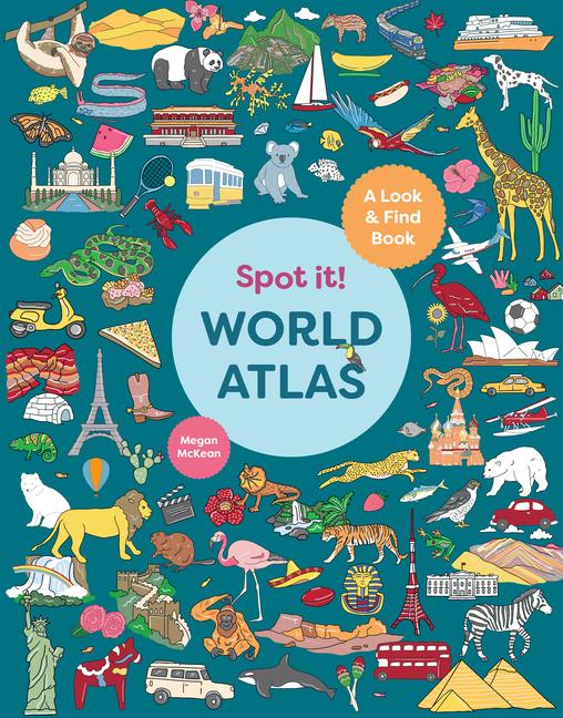 Carte Spot It! World Atlas: A Look-And-Find Book 