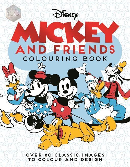 Libro Disney Mickey And Friends Colouring Book 