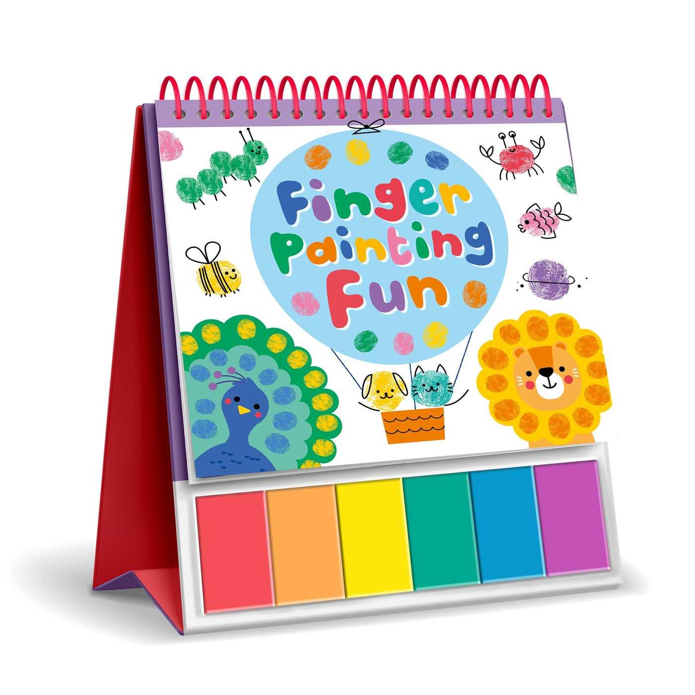 Könyv Finger Painting Fun: Easel Coloring Book with 6 Paints Danielle Mudd