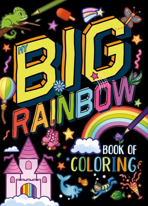 Kniha My Big Rainbow Book of Coloring: With Over 90 Coloring Pages Kaley Mccabe