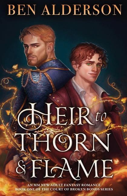 Carte Heir to Thorn and Flame: An MM new adult fantasy romance 