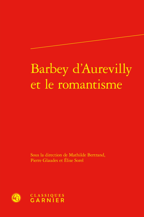 Carte Barbey d'aurevilly et le romantisme 