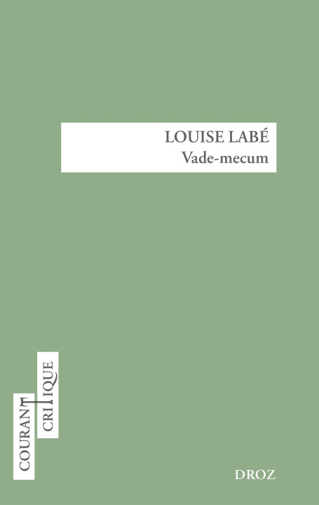 Carte Louise Labé. Vade-mecum Engammare