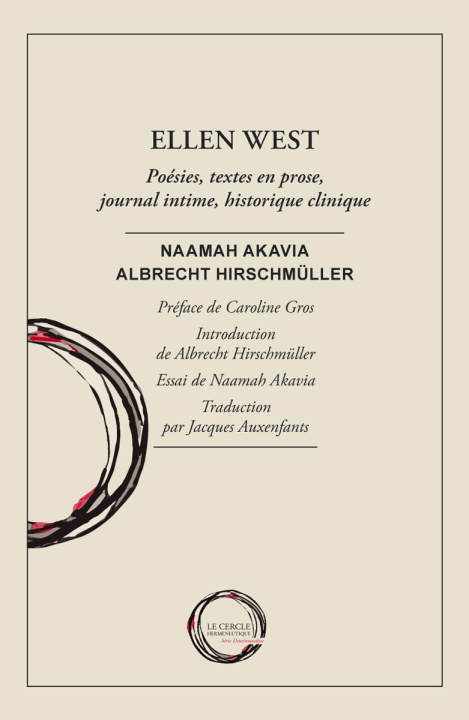 Könyv Poésies, textes en prose, journal intime, historique clinique Ellen West