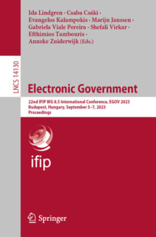 Kniha Electronic Government Ida Lindgren