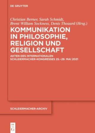 Kniha Kommunikation in Philosophie, Religion und Gesellschaft Christian Berner