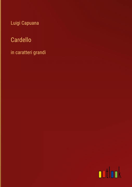 Knjiga Cardello Luigi Capuana