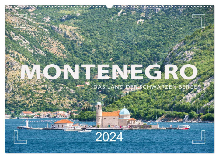 Kalendář/Diář Montenegro - Das Land der schwarzen Berge (Wandkalender 2024 DIN A2 quer), CALVENDO Monatskalender 